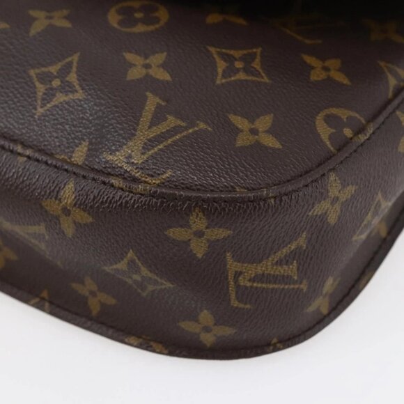 LOUIS VUITTON Monogram Saint Cloud GM Shoulder Bag M51242 LV Auth 146821 - Picture 3 of 16